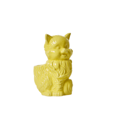 Ceramic Cat Toothbrush Holder in Yellow or Blue By Rice DK